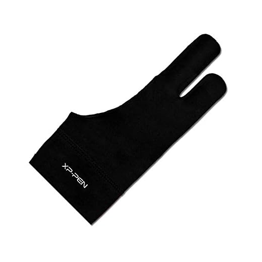 XP-PEN luva mesa digitalizadora (tamanho médio) M-Preto