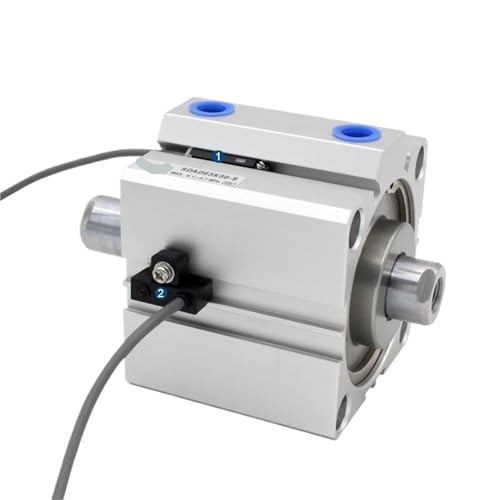 Vérin robuste SDAD80X75-B à double tige guidée pour automates - 6