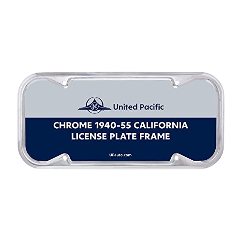 United Pacific Chrome License Frame