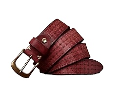 【TREEMINGBIRD】韓国人気★ Minimal Cowhide Leather Belt 3.8Cm Width Cowhide Leather Belt With Brass Buckle, Male