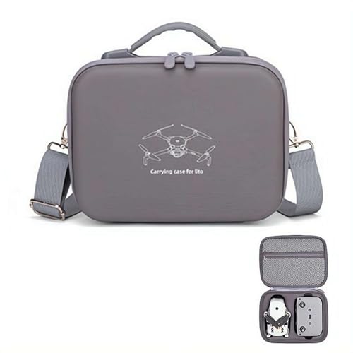 for DJI Lito X1�p���[�L�������O�P�[�X�A�ϏՌ��E�h���n�[�h�P�[�X�ی�o�b�O�A�V�����_�[�o�b�O�A���[�{�b�N�X�A�����^�ъȒP�A�i�C�������A�|�[�^�u���A���s�p�A�n���h�o�b�O�A�I�[�K�i�C�U�[�o�b�O�A�h���[���A�N�Z�T���[ (�O���[ 1��)