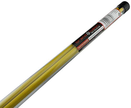 Brand Fusion Mini Tour - Varillas de alineación Unisex, Color Amarillo, Talla única