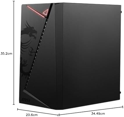 MSI MAG Shield M301 1x120mm Fan USB 3.2 Micro-ATX Tower Gaming (Oyuncu) Kasa - Görsel 6