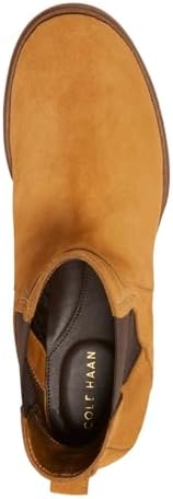 Cole Haan Women's WP CAMEA Chelsea Bootie Boot, Water Proof Amber Suede, 7 | Image 2