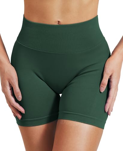 Image of VOYJOY Women Workout Impact Shorts 2.5 inch / 3.6 inch / 4.5 inch / 6 inch Scrunch Butt Booty | Tummy Control, High Waisted, Bike Short, Gentle Compression, for Women