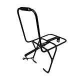 Portaequipajes delantero for bicicleta de carretera/MTB, compatible con frenos V/Disc, cesta de viaje 650B(For V Brake silvery)