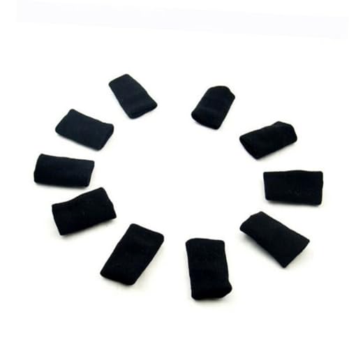 Gogogmee 10pcs Finger Sleeves Thumb Braces Sports Sleeves Elastic Compression Protector for Basketball