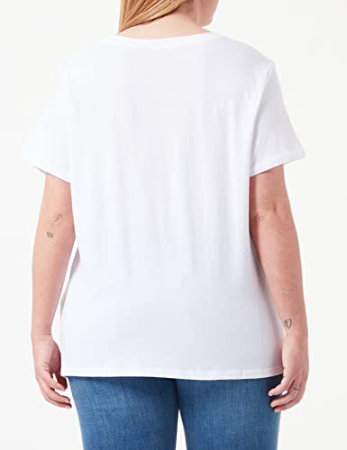 Levi's Dámské Plus Size Perfect Tee tričko, White (Pl Box Tab White+ 0094)