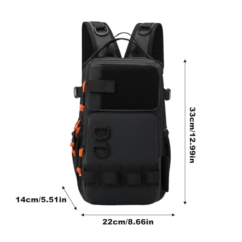 Mochila de pesca impermeable para evitar que tu equipo se moje en el camping 6