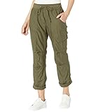 Tommy Hilfiger Women's Cargo Pant, Green Thyme, Extra Large