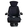 Sleeppersstoel Tractorstoel Basic Star stof zwart