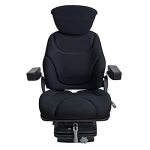 Sleeppersstoel Tractorstoel Basic Star stof zwart
