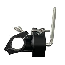 Multi-Purpose Mounting Clamp: Designed to hold cowbells, tambourines, jam blocks, 10.5mm toms, and electronic drum pads. 1.5" Rack Compatibility: Fits standard rack tubing for secure integration into existing setups. Rotating 10.5mm L Rod: Provides f...