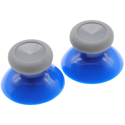 Image of Deal4GO 2 Pack OEM Rubber Concave Analog Thumbsticks Replacement for Xbox one Controller Joysticks Grips (Blue & Grey)