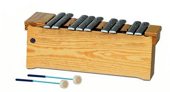 Metalófono alto, parte cromática