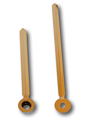 Junghans W838 W817 Quarz Zeiger Eurolochung Gold Uhrzeiger 80mm/60mm (01115/1) Cover