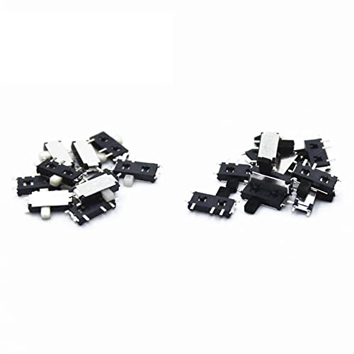 Interrupteur à glissière miniature CMS SPDT MSK-12C02 blanc 7-Pin