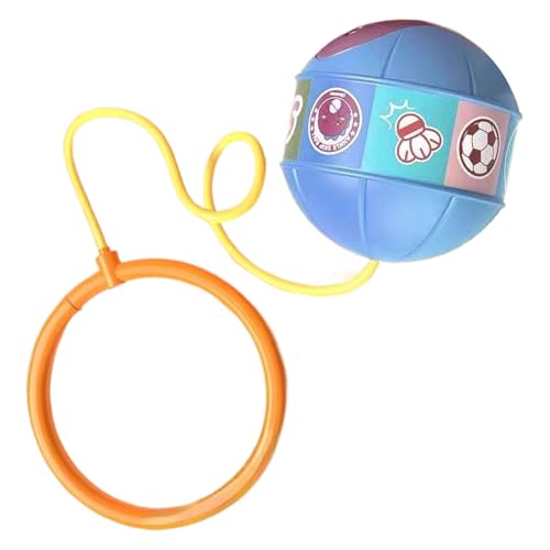 Acunny Pelota Saltarina De Tobillo para Niños,Cuerda LED Luminosa con Pelota Saltarina | Juegos Entrenamiento Exterior Actividades Recreativas para Niños Niñas Jardín Fiesta Cumpleaños Edad 3-12 Años