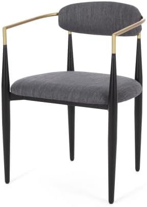 Miniatura 3 de Modern Dining Chairs Set of 2, Upholstered Kitchen Chairs with Iron Frame, Table & Chair Sets for Dining Room, Desk Chair for Office and