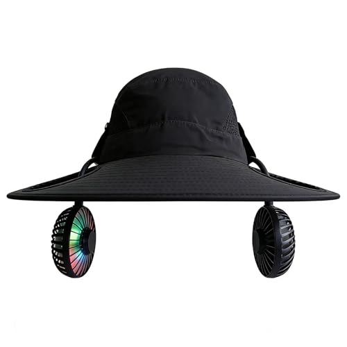 Chapeau à ventilateur unisexe contre la chaleur du soleil