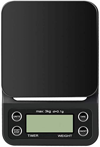 Number-one Digital Coffee Scale with Timer, Electric Kitchen Scale Food Scale Multifunctional Pro