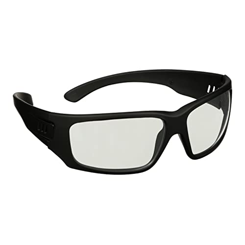 3M Safety Glasses, Maxim Elite 1000, I/O Indoor Outdoor Gray Lens, Black