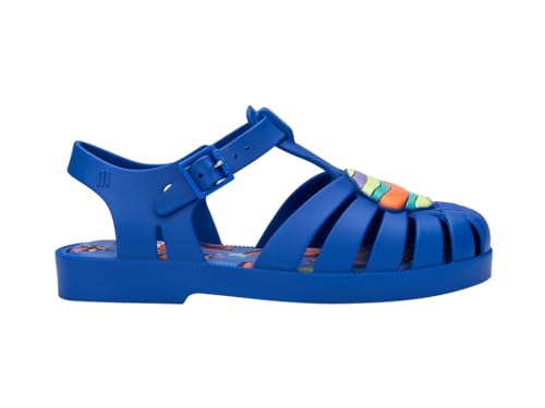 Image of mini melissa Possession Jelly Fisherman Sandal for Toddler and Kids | Iconic Fisherman Jelly Sandal for Toddlers & Girls, Adjustable Buckle, Waterproof, Bubblegum Scent, Play & Dress Shoes