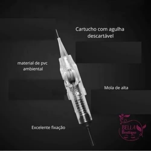 Kit 10 Easy Click 0.30mm Dermografo Micropigmentação Facil (1 Ponta)