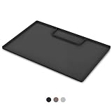 XDS Trimmable Under Sink Mat for Kitchen Waterproof, 34''x22'' Silicone Under Sink Liner, Flexible U