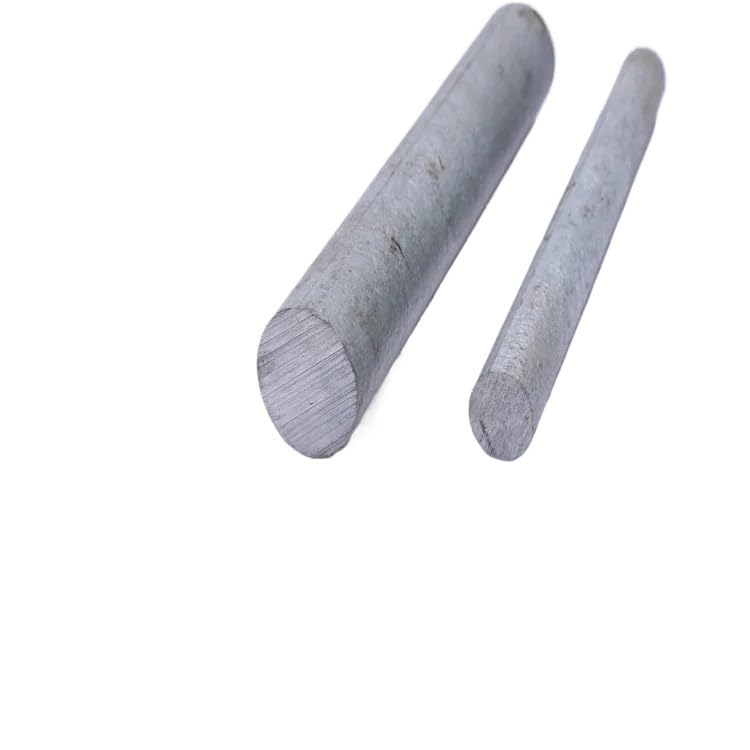 Barra de zinc de ánodo de sacrificio de alta pureza, 6-10 mm de diámetro, 99,995% de zinc puro, for protección electroquímica de cascos y pilotes de acero(10mm,300mm)