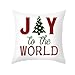 Produktbild Fengdp 2 Stück 45 cm Frohe Weihnachten Kissenbezug Kissenbezug Neue Weihnachtsdekorationen, Weihnachten Navidad Noel Dekorationen frohes neues Jahr 2021 45x45 cm H20