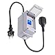 Mobiler intelligenter 230V Stromzähler mit Reset-Taste und IP65-wasserdichtem Gehäuse, H07RN-F Außenkabel, tragbar für Wohnmobile, Elektrofahrzeuge und Steckdosen