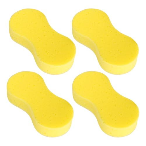 4 Pcs Eponge Voiture Lavage, 300 * 150 * 30 mm Eponge Universelle, Éponge de Lavage pour Voiture, Entretien de Voiture, pour Le Nettoyage de La Cuisine de Lavage de Voiture