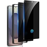 WYQLTD 2 Pack for Samsung Galaxy S25 Ultra Privacy Screen Protector Tempered Glass, 25° Anti Spy S25 Ultra Screen Protector, Full Coverage, Case Friendly, Easy Installation