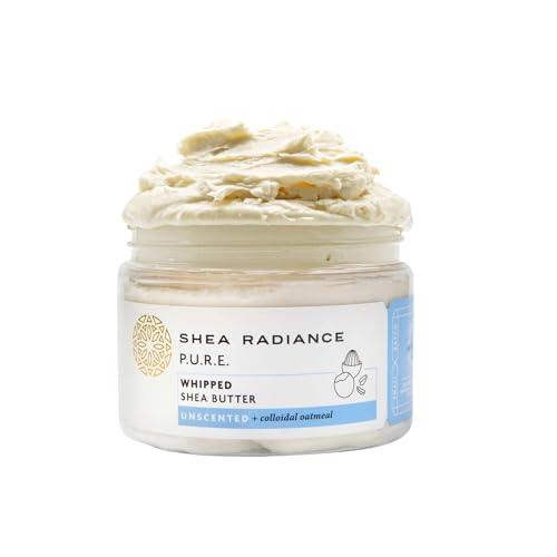 Shea Radiance Mantequilla de karité batida sin olor 2 Oz