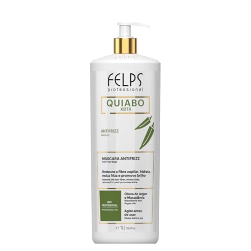Xbtx Quiabo Okra Alinhamento Capilar, Felps, 1 L, BRANCO