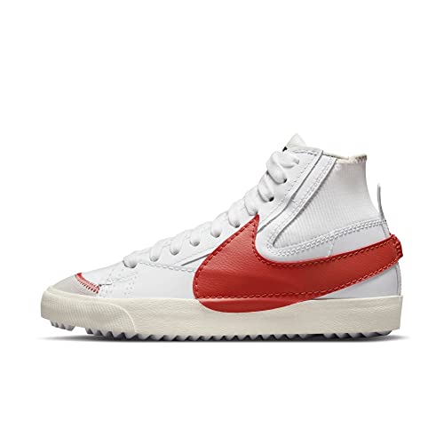 Image of Nike Men's Blazer Mid '77 Jumbo White/Mantra Orange-Sail (DH7690 100), White/Mantra Orange-sail, 13