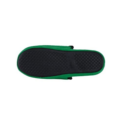 Image of FOCO mens NCAA College Team Logo Sherpa Moccasin Slippers