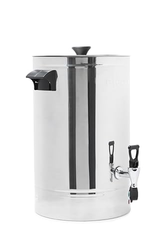 Pifco 30l Hot Water Dispenser - Keep Hot Function - 2.2kw Variable Temperature Control Electric Urn - Stylish Mirror Finish - Ideal Kitchen Appliance For Tea Coffee & More