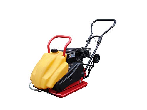 CROSSFER Rüttelplatte RPV-29155&W Bodenverdichter 6,5PS Verdichtungstîefe 30cm Gewicht 83 Kg inkl. Bodenschutzmatte, Fahrwerk und Wassertank - 3