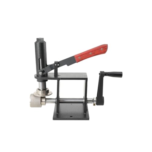 Shoe Sole Pressing Machine Leather Crimping Working Tools Manual Pressing Machine Flattening Machine Applicable Shoe Repair Tools for Sole Thickness Max.15mm