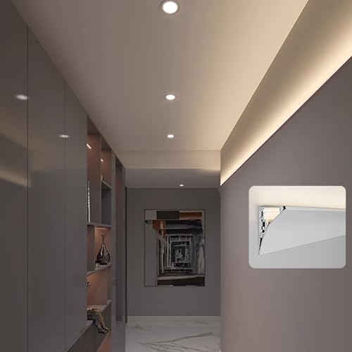 Canal LED de Techo para Crear Luz Ambiental Indirecta en Salones Modernos 2