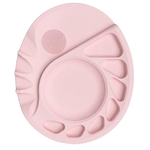 Paleta Mezcladora de Maquillaje Pequeña - Accesorios de Silicona Reutilizables para Maquillaje,Paleta de Lavable | Para Mujeres Niñas Artistas Amantes De La Belleza Principiantes Salón