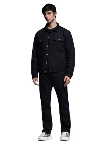 Image of JACK & JONES Men's Cotton Blend Standard Length A-Line Coat