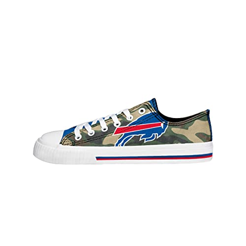 Buffalo Bills Nfl Womens Camo Low Top Canvas Shoes - 8 #TOP1