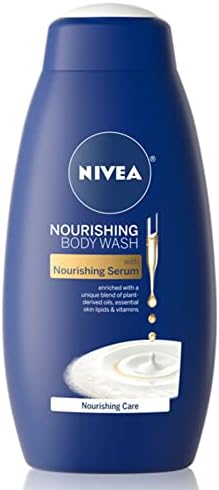 NIVEA Nourishing Care Body Wash with Nourishing Serum, 20 Fl Oz
