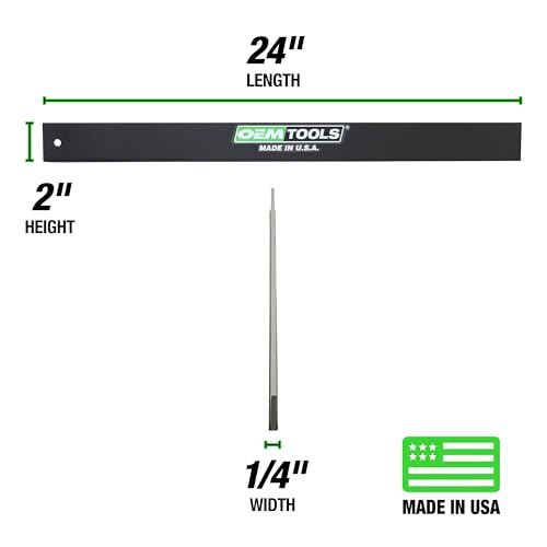 Image of OEMTOOLS Straight Edge 24 inch, Machinist Tool, Made in USA for Engine Blocks