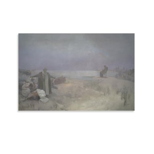 Impression sur toile Alphonse Mucha Jan Amos Komenský art mural 40x60 cm