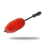 Maxshine PP-Short Handle Wheel Brush (Length 30cm) for Car Wheels Upholstery