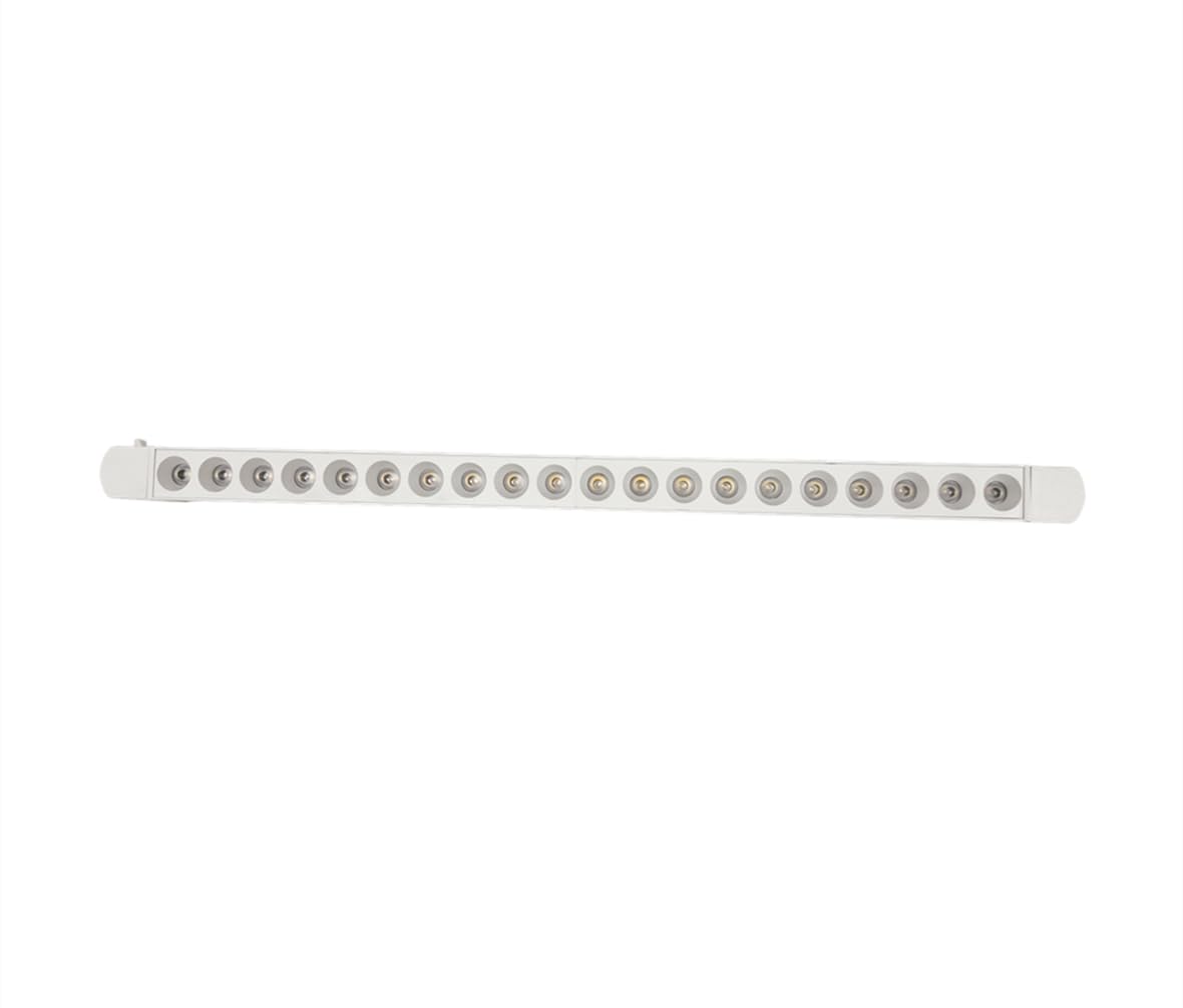 ONSSI® Lampara de Techo 40W 3600lm,(Blanco Neutro,4000k) Foco LED Para Carril Monofásico de 2 Hilos COB Línea Led Rectángular,Focos Led de Techo para Comercial y Hogar (Blanco-60cm)